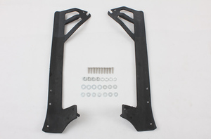 Supporto per Luci a LED da 50 Pollici in Acciaio 4X4 per Montante A di Auto, Compatibile con <span class=keywords><strong>Jeep</strong></span> <span class=keywords><strong>Wrangler</strong></span> 07-18 JK/JL18-22 - Product Image 3