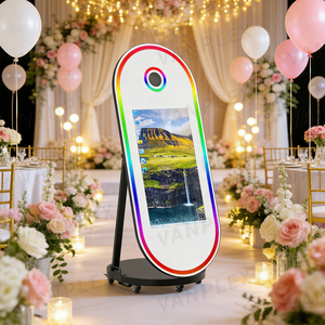 Photomaton à impression instantanée direct usine, écran tactile 60'' 32'', compatible appareil photo <span class=keywords><strong>reflex</strong></span>, expédition US en 1 jour, design breveté - Product Image 1