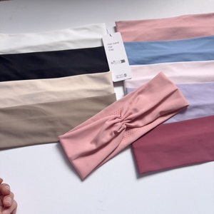 Factory Original Luxury <strong>Sport</strong> <strong>Headband</strong> Custom logo Your Own Brand Yoga Hairband Two Piece Set with <strong>Headband</strong> <strong>for</strong> <strong>Women</strong> - Product Image 4