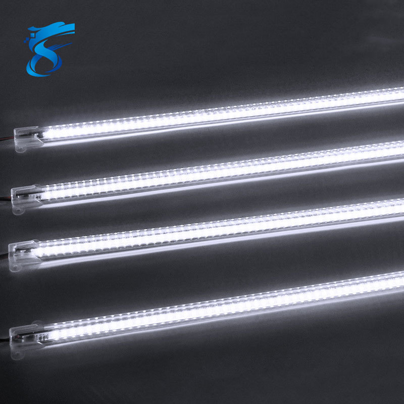 High Brightness AC 220V LED Hard Light Strip 30/40cm SMD Fluorescent Floodlight Tube Aluminum IP44 Industrial Remote Control