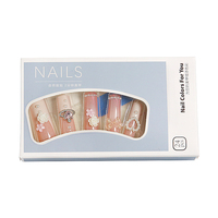 24 pièces en gros, faux ongles, grande réduction, motif carré français, ongles en ABS à presser avec colle pour application sur les doigts