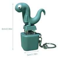Porte-clés jouet lézard réaliste personnalisé avec lumière, écologique, léger, pendentif pour sac pour enfants