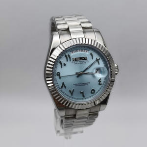 Custom Luxury Male Female Business Stainless Steel Miyota8285 Luminous Sapphire Calendar Water Resistant Mechanical Watch - Product Image 4