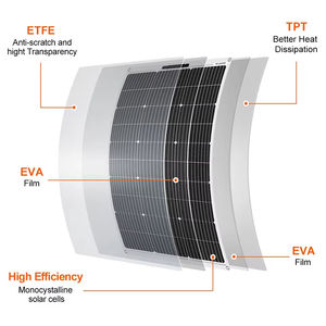 Système solaire photovoltaïque simple 12V 24V 100 150 200 500 1000 Watt 100 Watt 150 Watt 200 Watt Panneau solaire flexible pliable en <span class=keywords><strong>film</strong></span> - Product Image 2