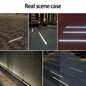 Éclairage paysager moderne, design personnalisé avec corps en aluminium étanche IP65, lumière linéaire LED pour suspension, salle de sport et jardin - Product Image 2