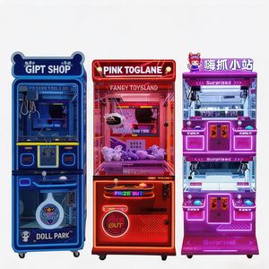 Wall Mount Compact Gift Cabinet <b>Claw</b> <b>Machine</b> Prices Coin Slot Bill Acceptor <b>Arcade</b> Crane Game Prize Catcher Play - Product Image 6