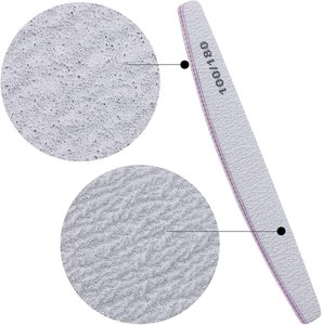 <span class=keywords><strong>Lima</strong></span> <span class=keywords><strong>de</strong></span> <span class=keywords><strong>uñas</strong></span> <span class=keywords><strong>de</strong></span> esmeril gris cebra personalizada <span class=keywords><strong>de</strong></span> alta calidad con <span class=keywords><strong>80</strong></span> 100 120 150 180 y 240 grano duradero <span class=keywords><strong>de</strong></span> doble cara para pulir con logotipo - Product Image 6