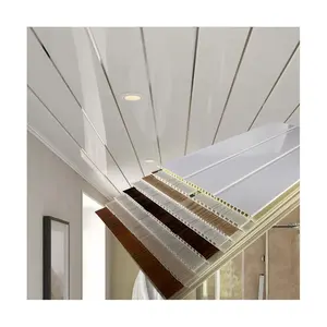 PVCパネル印刷バスルーム天井クラッディングミラー天井タイル40フィート