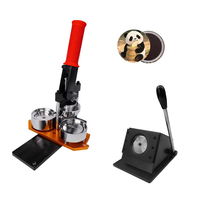 Machine à fabriquer des aimants de réfrigérateur ronds multifonctionnels personnalisés de 58 mm, kit de fabrication de porte-clés circulaires, de miroirs, d'ouvre-bouteilles, de badges bouton