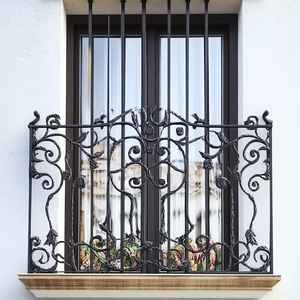 Trung Quốc hiện đại Thiết kế đơn giản tùy chỉnh màu sắc trang trí an ninh rèn sắt cửa sổ nướng - Product Image 5