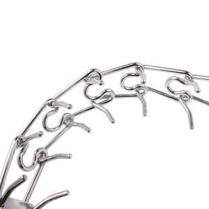 Kingtale einstellbares Haustier-Stahl-Chrom-Befäss Metall-Zange Trainingsvorschlüssel Choke-Kette Halsband für Hunde für Haustiere - Product Image 2