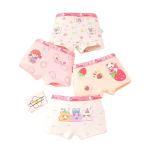 4pcs Soft Baby Girl Underwear Cotton Kids Toddler Short Pants Underpants Breathable Infant Shorts Baby Underwear For Girls