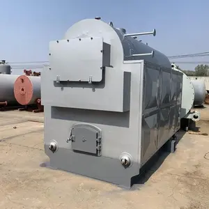 2400000 BTU Horizontal Water Tube 3 Pass Pellet Coal Fired Steam Boiler Exported to Indonesia and South Africa