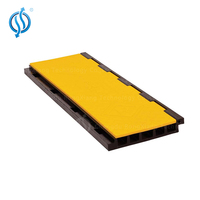 Protecteur de câbles en caoutchouc, 5 canaux, couverture de protection de câbles 900mm de longueur