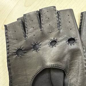 <span class=keywords><strong>Gants</strong></span> en cuir de chèvre pour hommes, personnalisés en usine, vente en gros dans l'Ouest, pour la conduite en <span class=keywords><strong>hiver</strong></span>, à la mode - Product Image 2