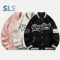 Fabricants de vêtements personnalisé équipe broderie Logo Streetwear Baseball Letterman Veste Wool Varsity Vestes Hombre