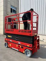 Plateforme élévatrice à ciseaux automotrice JCPROTECH JC-SL1012 10m/12m/14m, élévateur mobile électrique hydraulique, capacité 1000 kg pour la construction