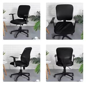 Không thấm nước Hiện Đại Văn phòng bàn ghế Ghế Ghế bìa PU thay thế 95% spandex 5% polyester co giãn xoay ghế slipcovers - Product Image 6