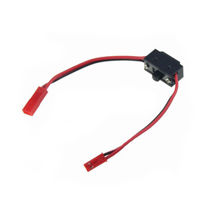 <strong>JR</strong> Futaba JST <strong>Connector</strong> Power Switch for <strong>RC</strong> Airplane Parts On/Off Control Receiver with <strong>JR</strong> Lead Connectors Made of Plastic - Product Image 2
