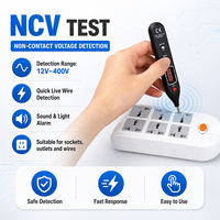 Testeur de tension numérique multifonction, stylo testeur de circuit AC/DC sans contact avec écran LCD, buzzer NCV pour électricien