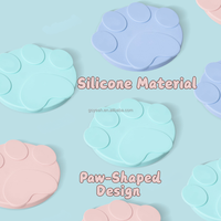 Couvre-boîtes universels en silicone pour chiens et chats, mignons, non toxiques, avec cuillère