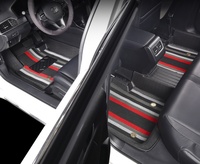 Ensemble complet de tapis de voiture en cuir de haute qualité tapis de sol de voiture double couche de luxe spécifique
