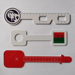 Optométrie plastique PD règle optique oeil pupille <span class=keywords><strong>distance</strong></span> outil de mesure équipement ophtalmique - Product Image 1