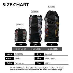 Vipoko Tùy Chỉnh Bóng Đá Ba Lô Bóng Túi Lưới Lưới Lớn Lưới Bóng Rổ Lưới Thể Thao Túi Bóng Đá Bóng Chuyền Bóng Đá Lưới Bóng Túi - Product Image 6