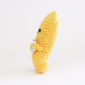 Ornamenti all'Uncinetto a Forma di Stella e Luna Gialle, Prodotto Finito in Filato, Espressioni Divertenti, Carta <span class=keywords><strong>con</strong></span> Energia Positiva, Bambola Carina - Product Image 2