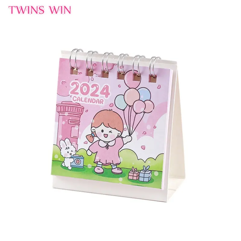 Student Geschenke Nette Mädchen Kalender Buch Cartoon Kreative Notizblock Mini Schreibtisch Kalender