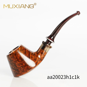 Bent Tobacco Pipe Flame Mountain Bowl Handcrafted Cumberland Style Zhejiang Origin - Product Image 4