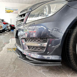 <b>For</b> Mercedes Benz C-Class W204 S204 AMG Line 2011-2014 Body Kit Front Bumper Splitter Lip Guard <b>Diffuser</b> <b>Car</b> Accessories - Product Image 5