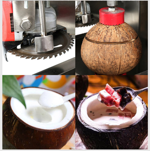 Máquina Eléctrica Semiautomática para Abrir Cocos, Máquina para Cortar la Parte Superior del Coco - Product Image 2