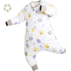 Sac de couchage à manches longues hiver Aby sac de couchage <span class=keywords><strong>avec</strong></span> <span class=keywords><strong>jambes</strong></span> coton bio nouveau-né dormeur bébé sac de couchage <span class=keywords><strong>avec</strong></span> <span class=keywords><strong>pieds</strong></span> - Product Image 6