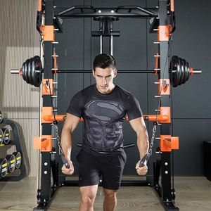 Power Cage Multifunzione con Sistema di Cavi Incrociati, Set con Panca per Pesi Abbinata per Palestre di Casa e Garage - Product Image 4