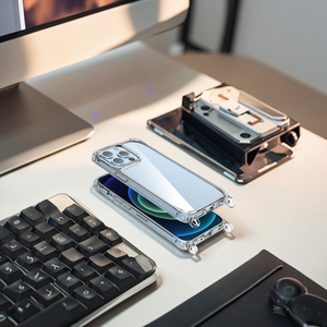 เคสโทรศัพท์มือถือ Cloudecor รุ่นใสกันกระแทก TPU พร้อมที่จับและสายคล้องคอสำหรับ <span class=keywords><strong>iPhone</strong></span> 17pro - Product Image 2