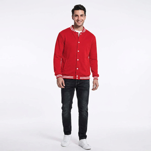 Veste universitaire d'hiver en toile enduite de haute qualité pour hommes et femmes, logo personnalisé, broderie, manches longues - Product Image 1