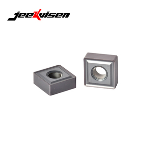 JEEKVISEN SNMG120408-<span class=keywords><strong>MS</strong></span> JM115P Outils d'usinage CNC, plaquette négative carrée universelle pour usinage HRC≤<span class=keywords><strong>45</strong></span>, résistante à l'usure - Product Image 1