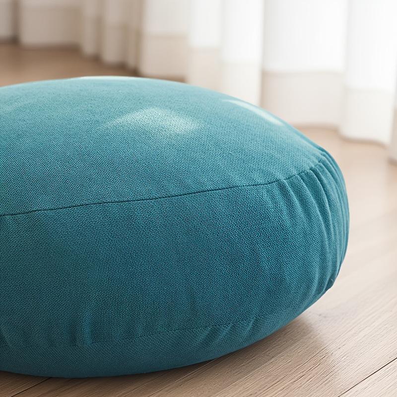 Bleu lac (coussin de siège rond)