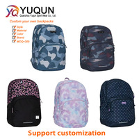 Sac à dos scolaire imperméable en polyester pour les élèves de 3e à 7e année, design sportif, sac de voyage, sac à dos pour étudiants avec poche pour ordinateur portable