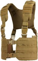 Gilet tactique d'extérieur unisexe pour adultes, imperméable avec fermeture éclair en polyester