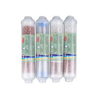 Cartouche de filtre à eau composite au charbon actif T33 OEM/ODM de 10 pouces, écologique et hautement efficace pour purificateur domestique