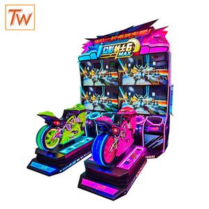 Machine d'arcade électronique de course de motos avec écran HD, console de jeu d'arcade pour salle de jeux intérieure - Product Image 3