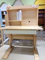 Bureau et étagère ergonomiques pour enfants en bois massif, modèle Grow-with-Me, pour la maison, le bureau et l'école
