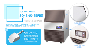 Machine à glace automatique 425W <span class=keywords><strong>GSE</strong></span> 48Kg/24H, à usage Commercial et domestique - Product Image 4