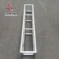 Estructura de Aluminio de 300x300 con Pernos Cuadrados, Instalación Rápida, Conexión por Tornillos, Pre-Ensamblada, para Eventos, Escenarios y Altavoces