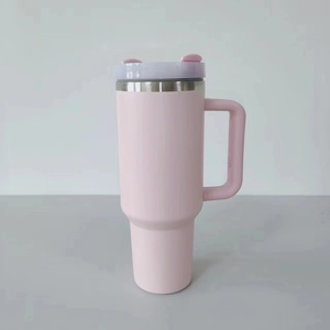 Insulated Stainless Steel Party Tumbler 40oz Double Wall Vacuum Insulated Leak-Proof Tie Dye Swirl Polar Travel Coffee Handle - Product Image 3