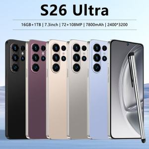 <span class=keywords><strong>Téléphone</strong></span> mobile S26 Ultra 5G, écran <span class=keywords><strong>tactile</strong></span>, smartphone, appareil photo, écran HD, reconnaissance faciale, 16+1 To - Product Image 4