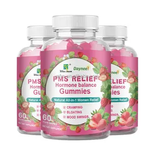 Hormon-Balance PMS-Gummi-Kartuschen zur Linderung von Menstruationsschmerzen bei Frauen PMS-Supplements Gummi