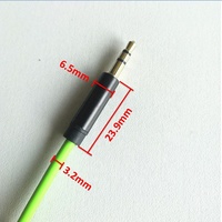Kabel Audio 3.5 kualitas Premium 3.5MM kabel Aux mobil Stereo jantan ke jantan untuk Headset Speaker ponsel Mobil